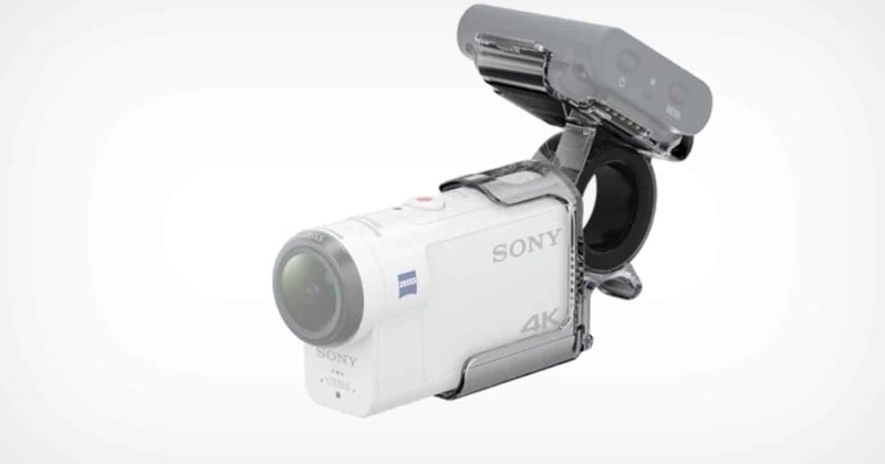 The pistol like Sony FingerGrip with LCD
