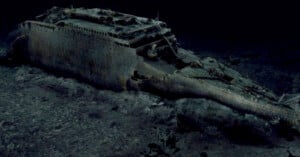 3D scan of Titanic shipwreck