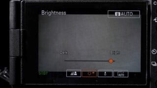Sony brightness display